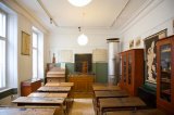 Historical classroom interior