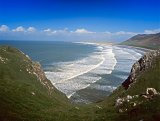 Rhossilli Bay, South Wales, Wales, United Kingdom,UK; view of the bay.