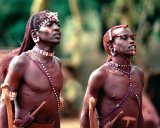 Africa/Kenya: Masai Warriors at Tsavo National Park 